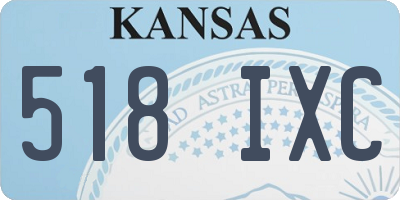 KS license plate 518IXC