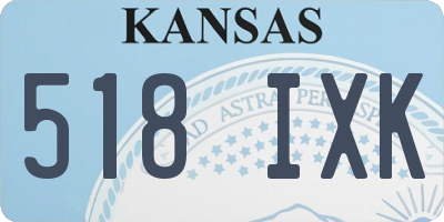 KS license plate 518IXK