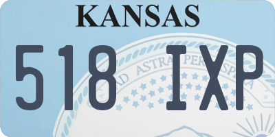 KS license plate 518IXP