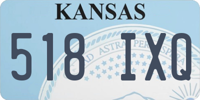 KS license plate 518IXQ