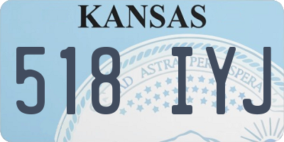 KS license plate 518IYJ