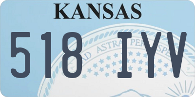 KS license plate 518IYV