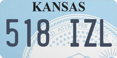 KS license plate 518IZL