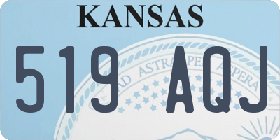 KS license plate 519AQJ