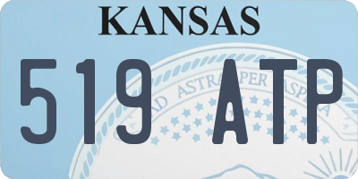 KS license plate 519ATP