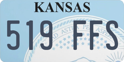 KS license plate 519FFS