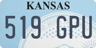 KS license plate 519GPU