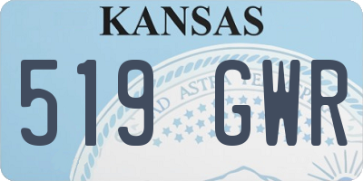 KS license plate 519GWR