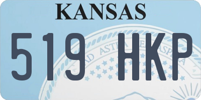 KS license plate 519HKP