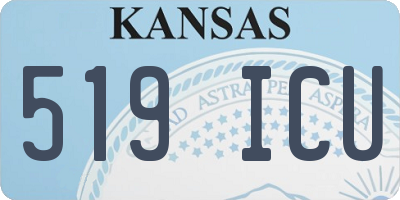 KS license plate 519ICU