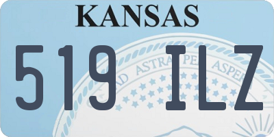 KS license plate 519ILZ