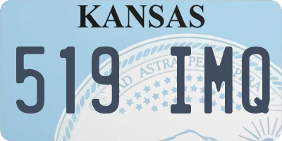 KS license plate 519IMQ