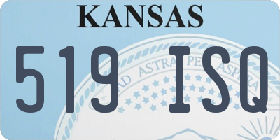 KS license plate 519ISQ