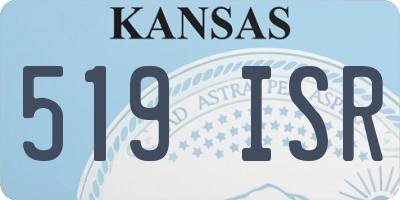 KS license plate 519ISR