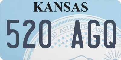 KS license plate 520AGQ