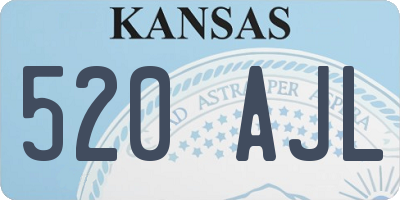 KS license plate 520AJL