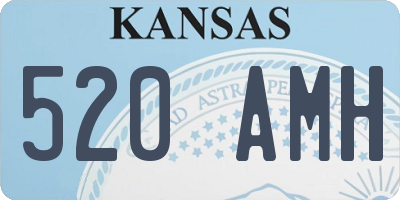 KS license plate 520AMH