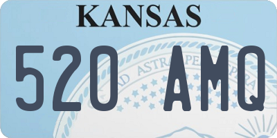 KS license plate 520AMQ