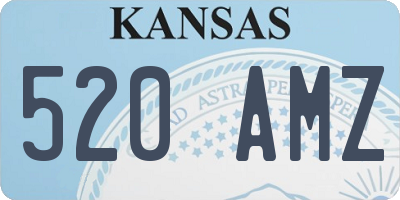 KS license plate 520AMZ