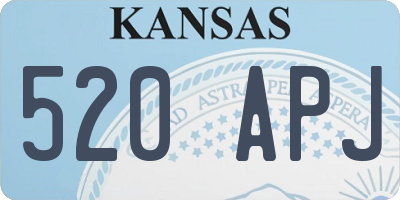 KS license plate 520APJ