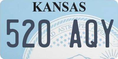 KS license plate 520AQY