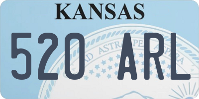 KS license plate 520ARL