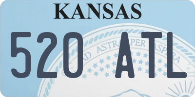 KS license plate 520ATL