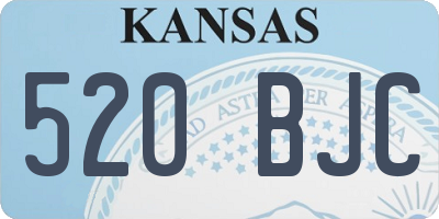 KS license plate 520BJC