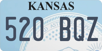 KS license plate 520BQZ