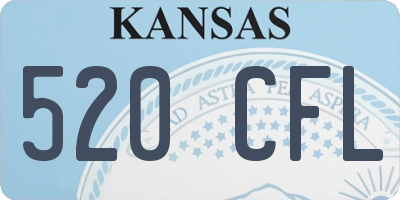 KS license plate 520CFL