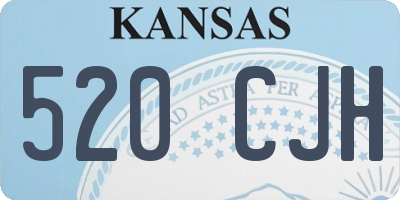 KS license plate 520CJH