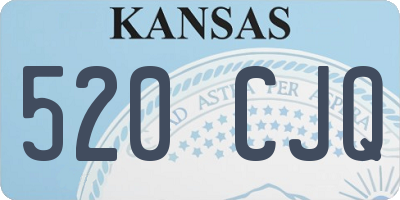 KS license plate 520CJQ