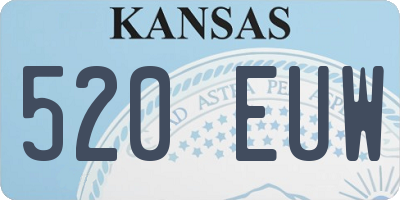 KS license plate 520EUW