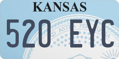 KS license plate 520EYC
