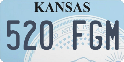 KS license plate 520FGM