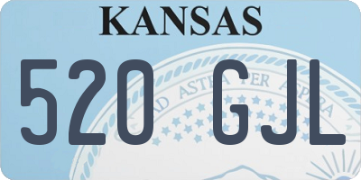 KS license plate 520GJL