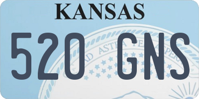 KS license plate 520GNS