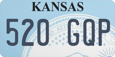 KS license plate 520GQP