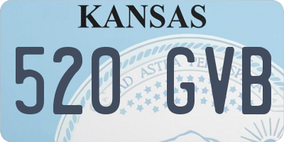KS license plate 520GVB