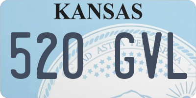 KS license plate 520GVL