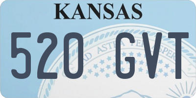KS license plate 520GVT