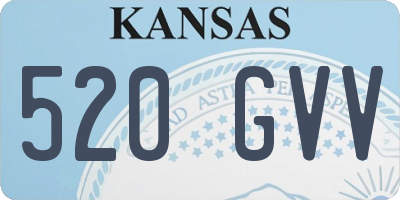 KS license plate 520GVV