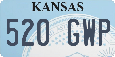 KS license plate 520GWP