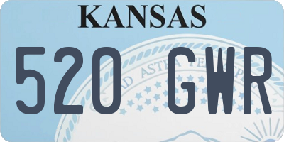 KS license plate 520GWR