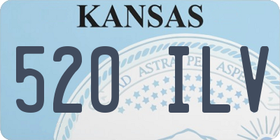 KS license plate 520ILV