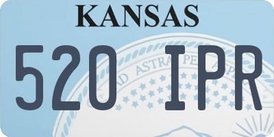 KS license plate 520IPR