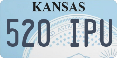 KS license plate 520IPU