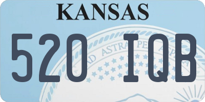 KS license plate 520IQB