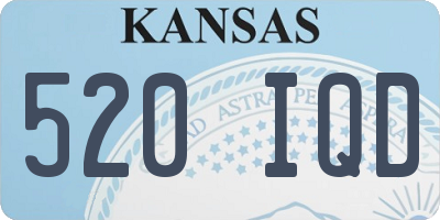 KS license plate 520IQD