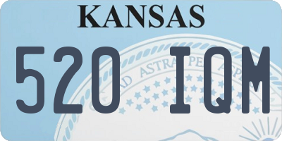 KS license plate 520IQM
